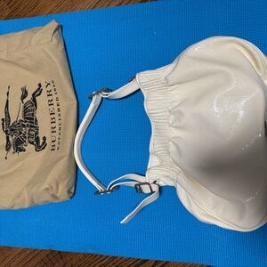 Burberry White Hobo Bag